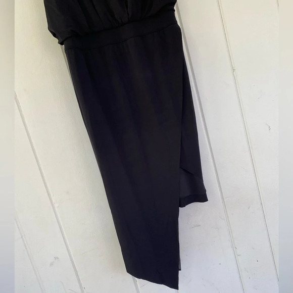 Elizabeth and James, Rowan Blouson Asymmetrical Sleeveless Dress, Black - Picture 6 of 10